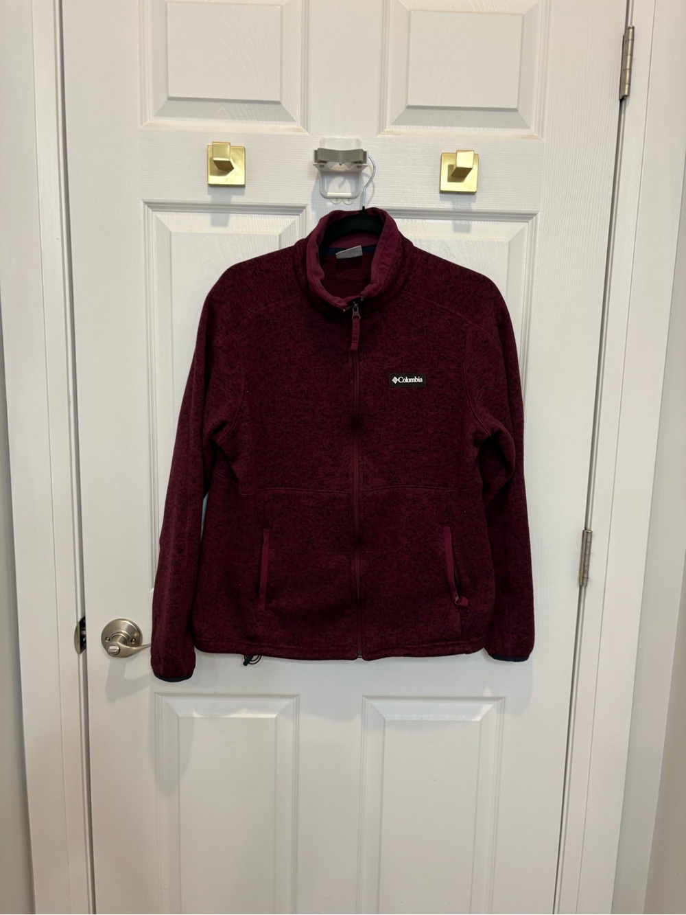 Columbia Women’s Deep Burgundy Fleece Jacket #1547